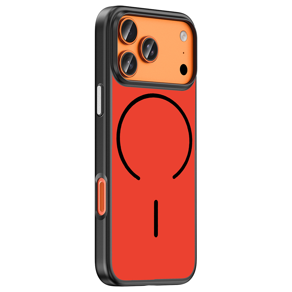 Apple iPhone 17 Pro Uyumlu Kılıf M-Safe Şarj Özellikli Zore Lora PC Kapak - 1