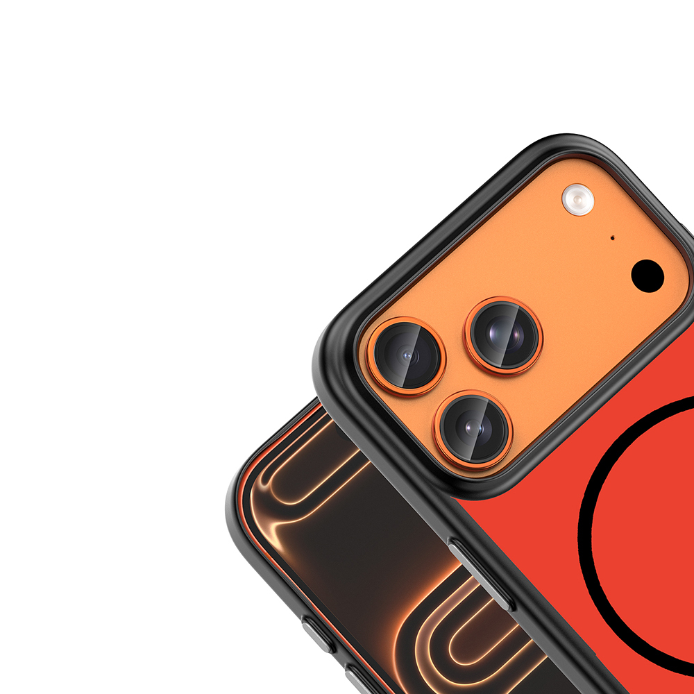 Apple iPhone 17 Pro Uyumlu Kılıf M-Safe Şarj Özellikli Zore Lora PC Kapak - 2