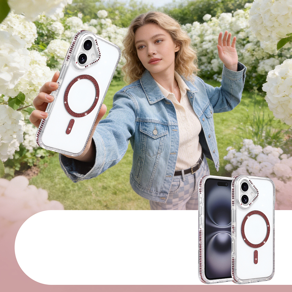 Apple iPhone 16 Uyumlu Kılıf M-safe Şarj Özellikli Zore Tera Silikon Kapak - 1