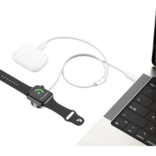 Recci RCW-39 2in1 Akıllı Saat Wireless Şarj Kablosu