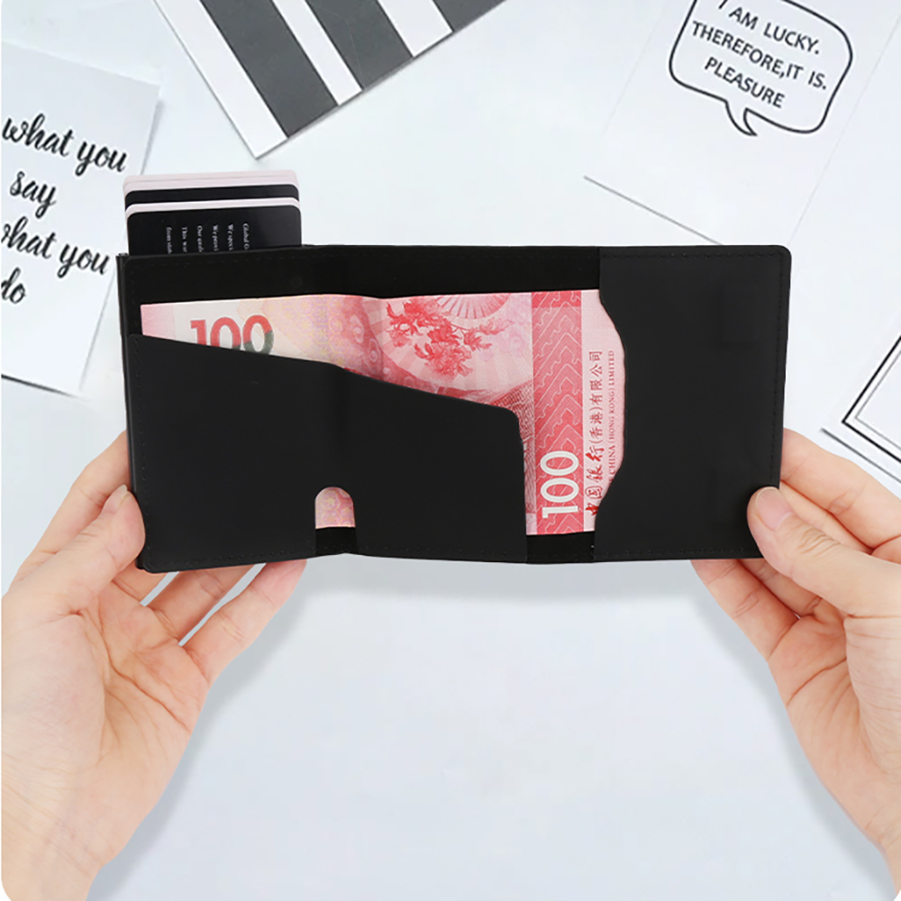 Micflip P15 Three Fold Akıllı Takip Özellikli Hakiki Deri Kartlık - 10