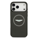 Apple iPhone 17 Pro Max Uyumlu Kılıf Aston Martin Orjinal Lisanslı M-safe Şarj Özellikli Karbon Fiber Kapak - 2