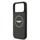 Apple iPhone 17 Pro Max Uyumlu Kılıf Aston Martin Orjinal Lisanslı M-safe Şarj Özellikli Karbon Fiber Kapak - 5