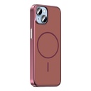 Apple iPhone 15 Uyumlu Kılıf M-Safe Şarj Özellikli Zore Lora PC Kapak - 1