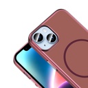 Apple iPhone 15 Uyumlu Kılıf M-Safe Şarj Özellikli Zore Lora PC Kapak - 2