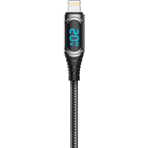 Recci RTC-P21CLPD Ghost Serisi 20W Hızlı Şarj Özellikli Type-C To Lightning PD Kablo 1.2M