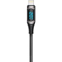 Recci RTC-P21CLPD Ghost Serisi 20W Hızlı Şarj Özellikli Type-C To Lightning PD Kablo 1.2M