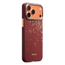 Apple iPhone 17 Pro Max Uyumlu Kılıf M-safe Şarj Özellikli Aramid Fiber Pitaka Sakura Hours Serisi Kapak - 1
