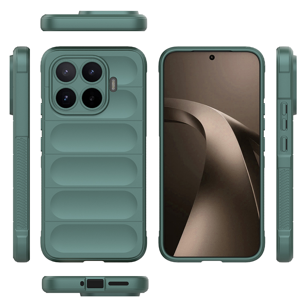 Xiaomi 17 UyumluT Kılıf Esnek TPU Oyuklu Arka Yüzey Tasarımlı Zore Etnik Silikon Kapak - 1