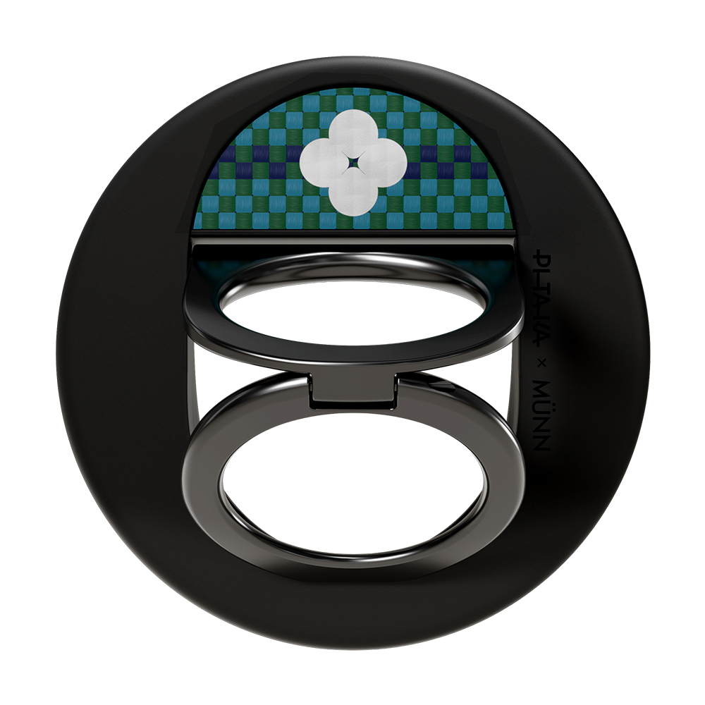Pitaka Aramid Fiber Flora in Grid Serisi MagEZ Grip 3 Magnetik Ring Stand Telefon Tutucu - 4
