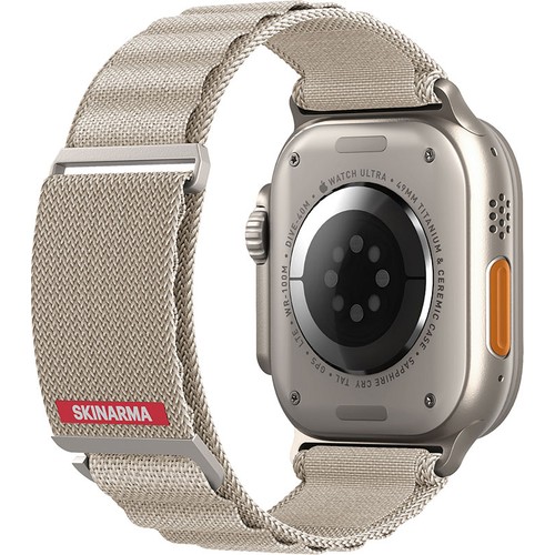 Apple Watch 7 45mm Uyumlu SkinArma Kobu Hasır Kordon