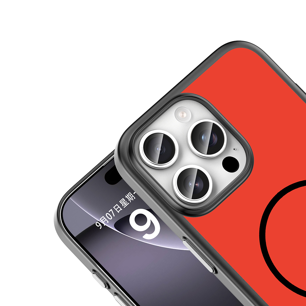Apple iPhone 16 Pro Max Uyumlu Kılıf M-Safe Şarj Özellikli Zore Lora PC Kapak - 2