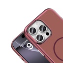 Apple iPhone 16 Pro Max Uyumlu Kılıf M-Safe Şarj Özellikli Zore Lora PC Kapak - 2
