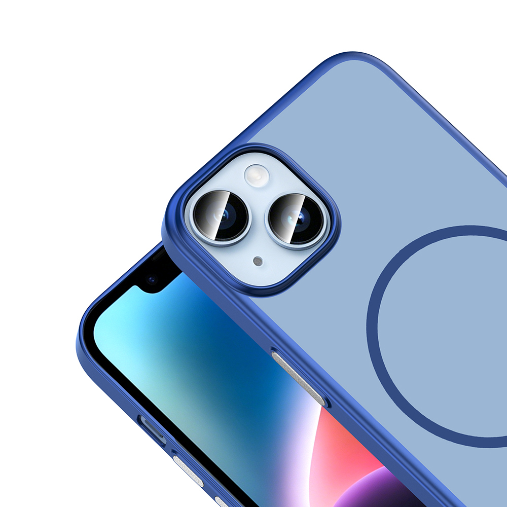 Apple iPhone 13 Uyumlu Kılıf M-Safe Şarj Özellikli Zore Lora PC Kapak - 2