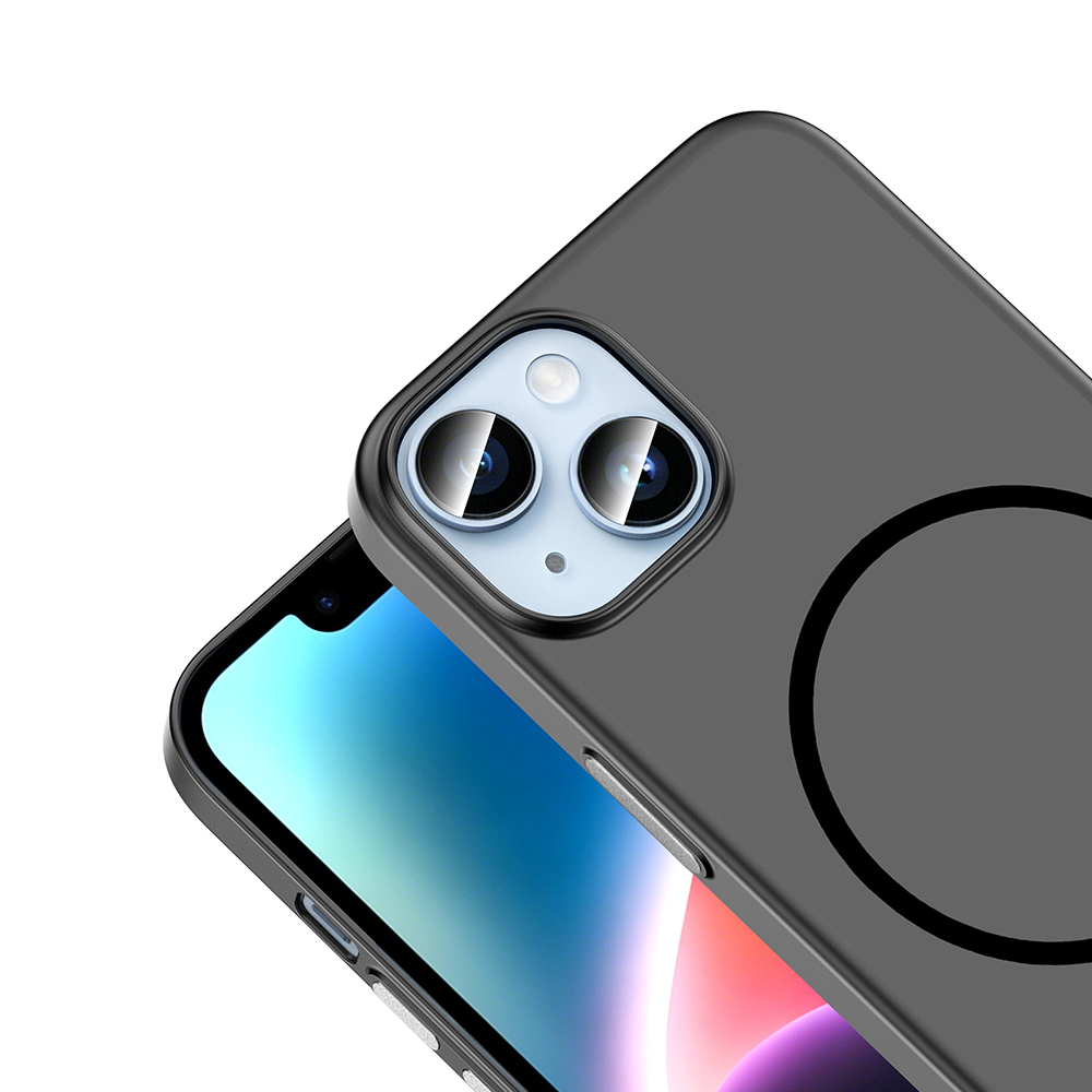Apple iPhone 13 Uyumlu Kılıf M-Safe Şarj Özellikli Zore Lora PC Kapak - 2