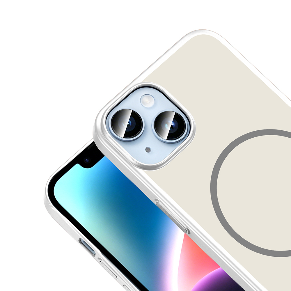 Apple iPhone 13 Uyumlu Kılıf M-Safe Şarj Özellikli Zore Lora PC Kapak - 2