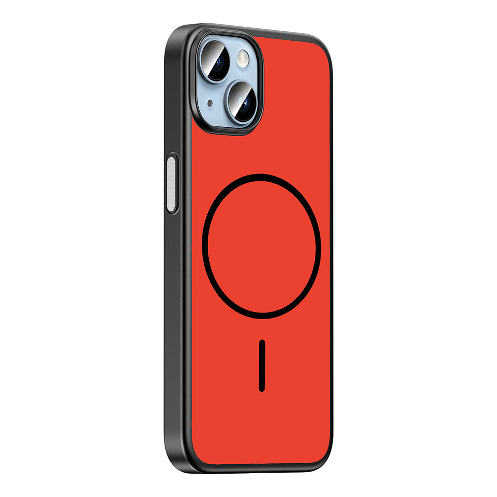 Apple iPhone 13 Uyumlu Kılıf M-Safe Şarj Özellikli Zore Lora PC Kapak - 1