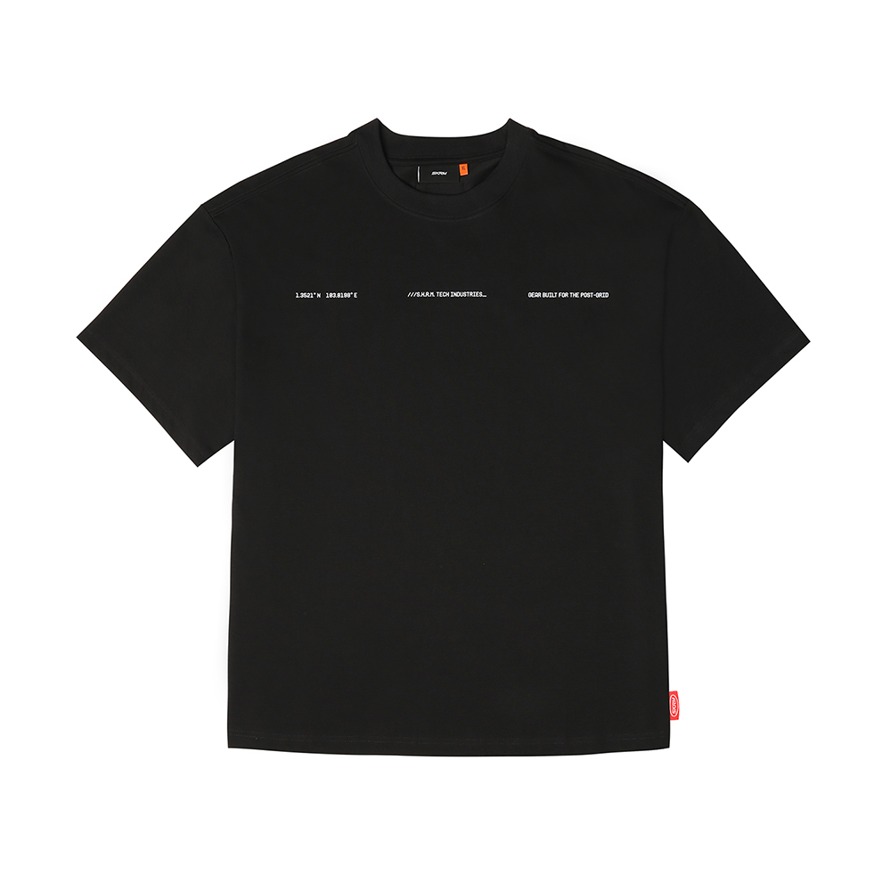 Skinarma Cypher Kısa Kollu Oversize Unisex Bisiklet Yaka Tişört - 1