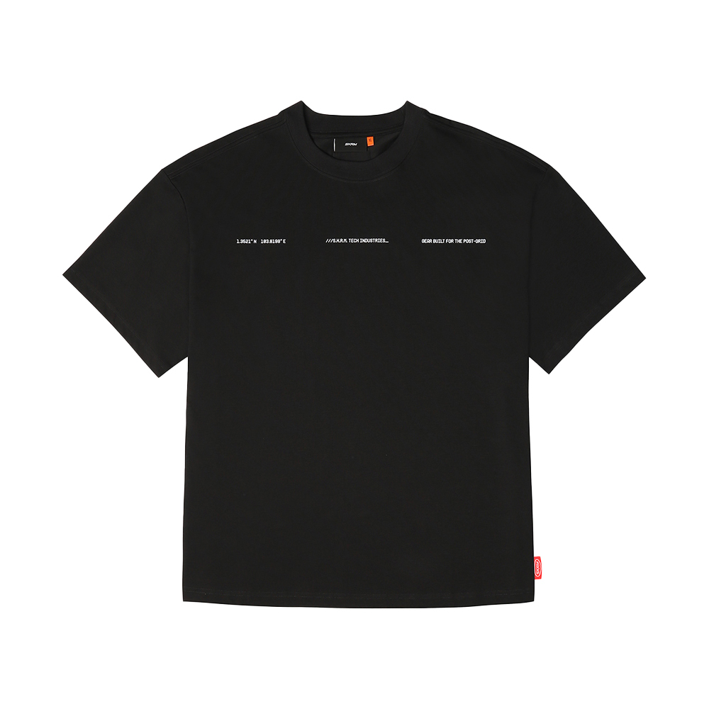 Skinarma Cypher Kısa Kollu Oversize Unisex Bisiklet Yaka Tişört - 1