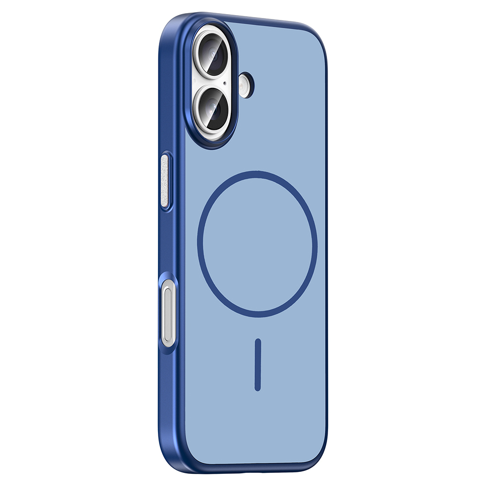 Apple iPhone 16 Uyumlu Kılıf M-Safe Şarj Özellikli Zore Lora PC Kapak - 1