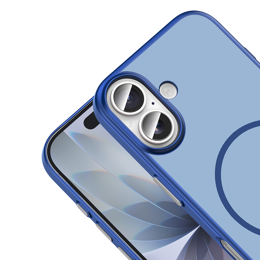 Apple iPhone 16 Uyumlu Kılıf M-Safe Şarj Özellikli Zore Lora PC Kapak - 2