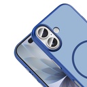 Apple iPhone 16 Uyumlu Kılıf M-Safe Şarj Özellikli Zore Lora PC Kapak - 2
