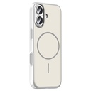 Apple iPhone 16 Uyumlu Kılıf M-Safe Şarj Özellikli Zore Lora PC Kapak - 1