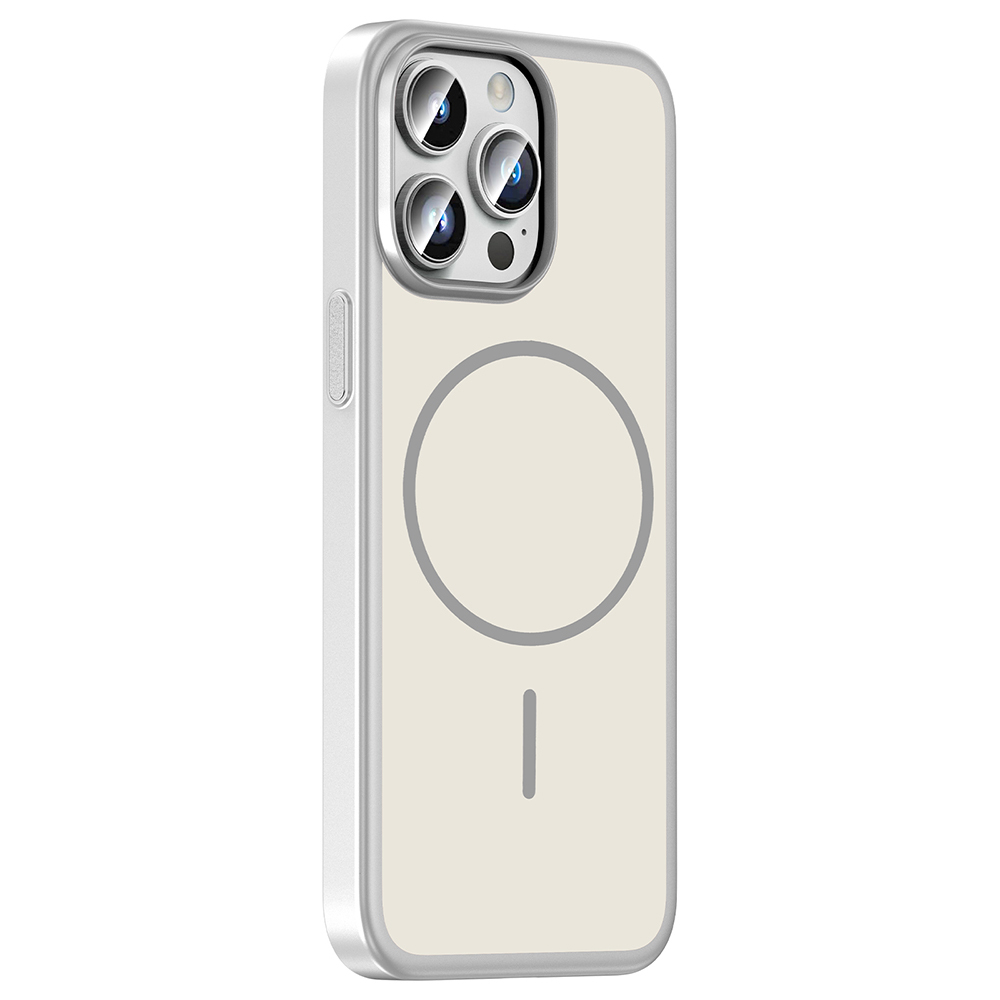 Apple iPhone 14 Pro Max Uyumlu Kılıf M-Safe Şarj Özellikli Zore Lora PC Kapak - 1