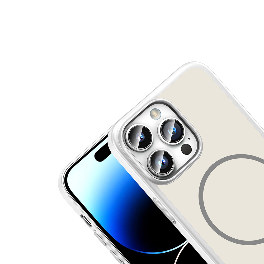 Apple iPhone 14 Pro Max Uyumlu Kılıf M-Safe Şarj Özellikli Zore Lora PC Kapak - 2