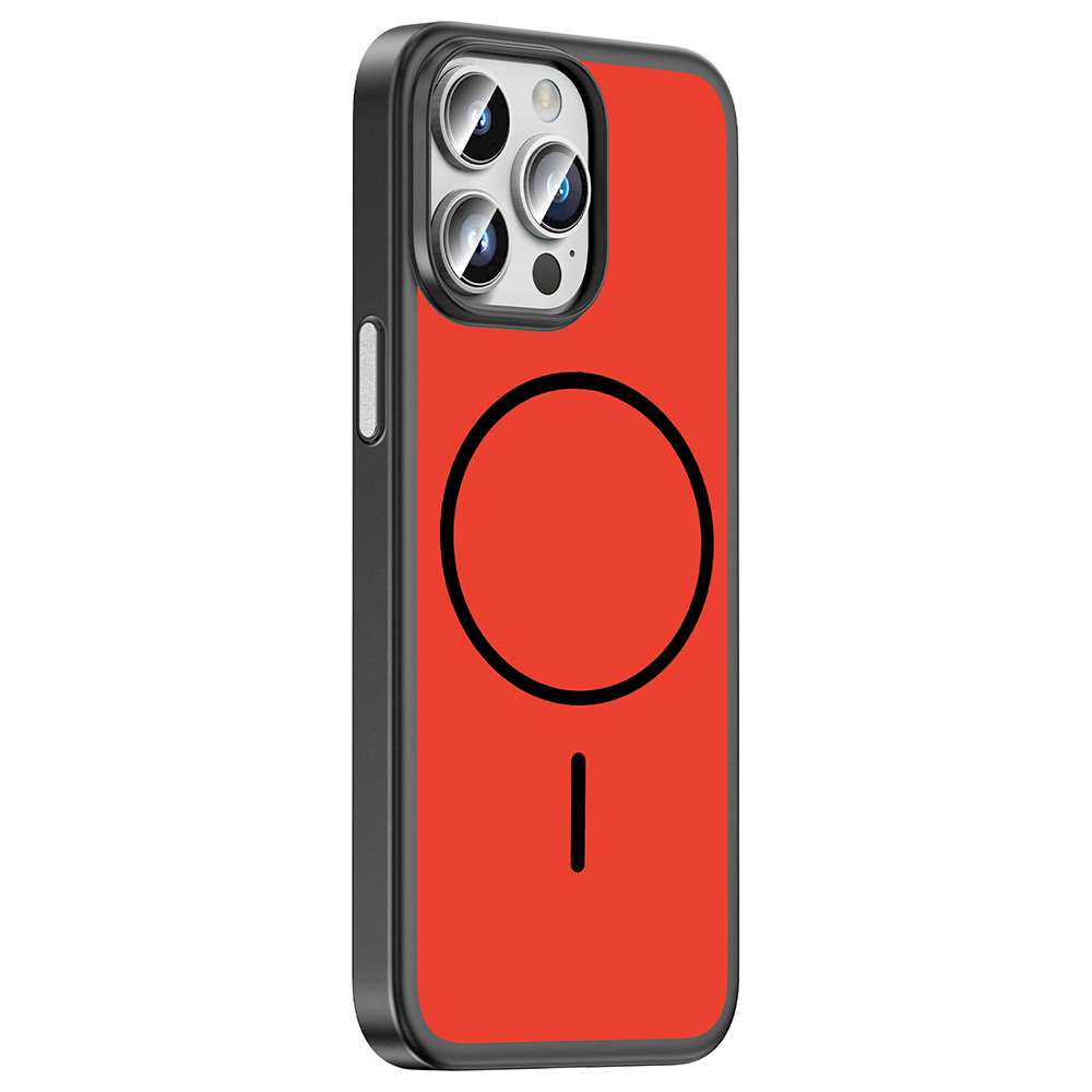 Apple iPhone 14 Pro Max Uyumlu Kılıf M-Safe Şarj Özellikli Zore Lora PC Kapak - 1