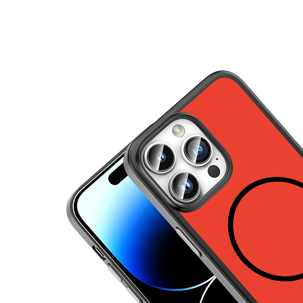 Apple iPhone 14 Pro Max Uyumlu Kılıf M-Safe Şarj Özellikli Zore Lora PC Kapak - 2