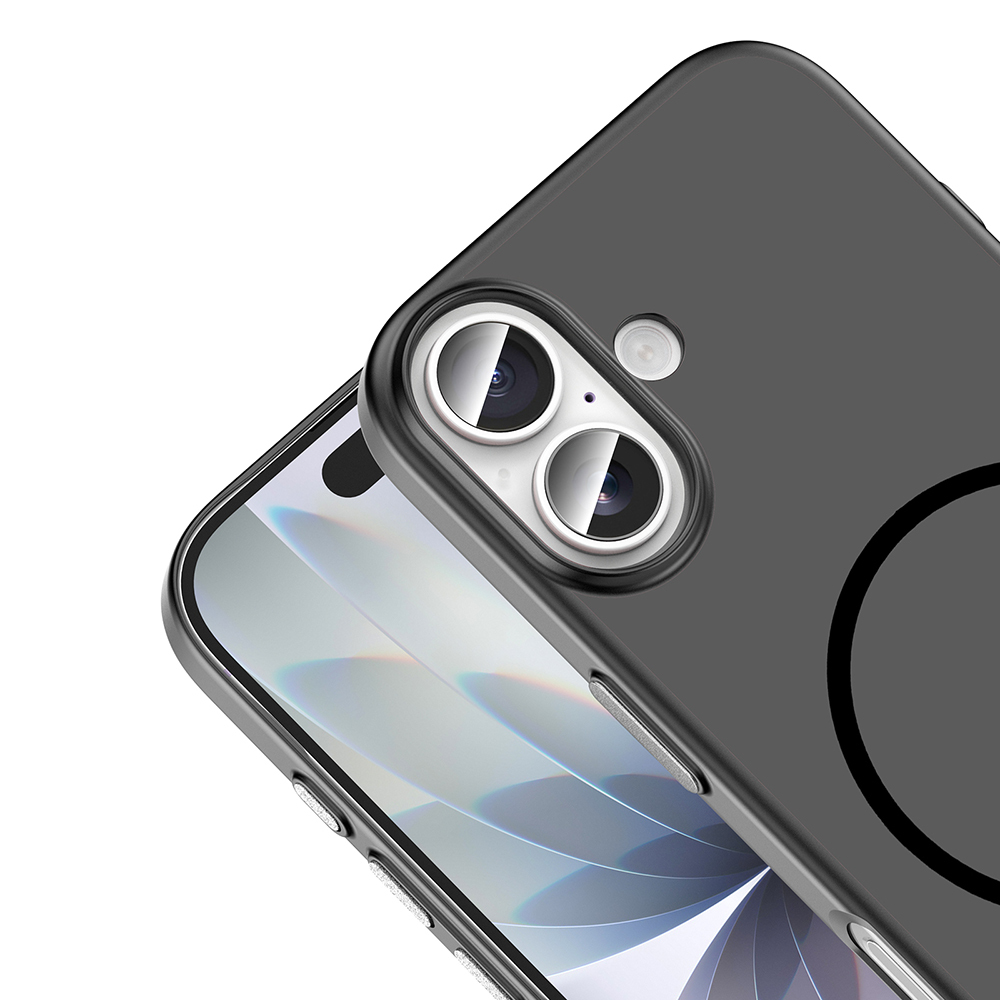 Apple iPhone 17 Uyumlu Kılıf M-Safe Şarj Özellikli Zore Lora PC Kapak - 2