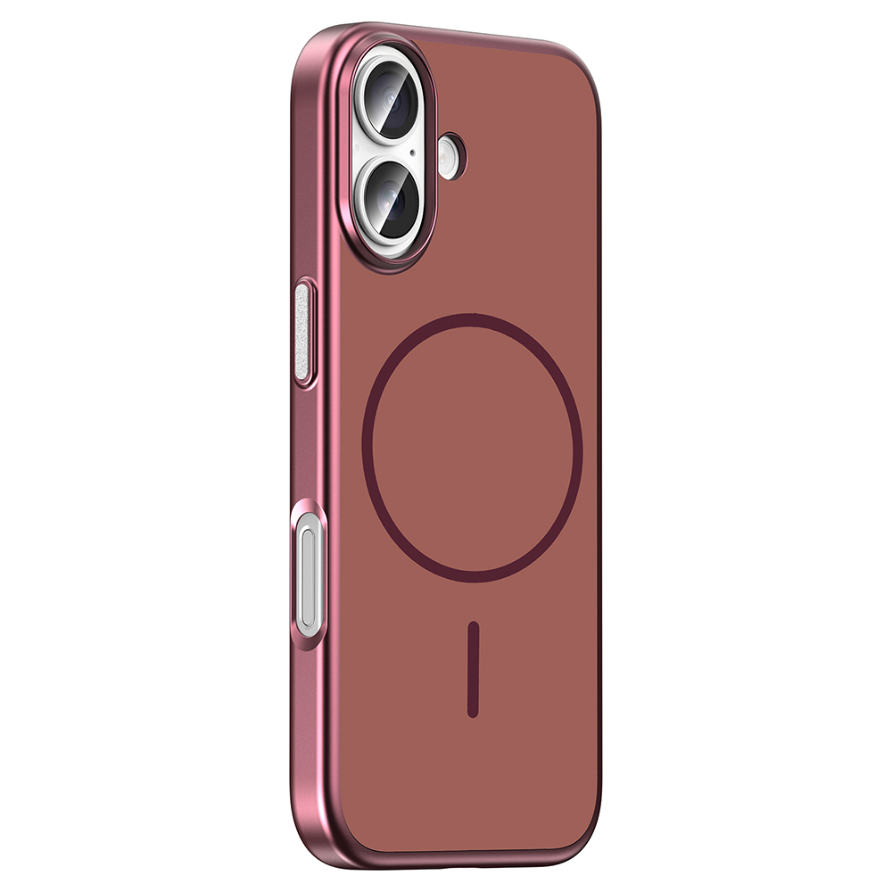 Apple iPhone 17 Uyumlu Kılıf M-Safe Şarj Özellikli Zore Lora PC Kapak - 1