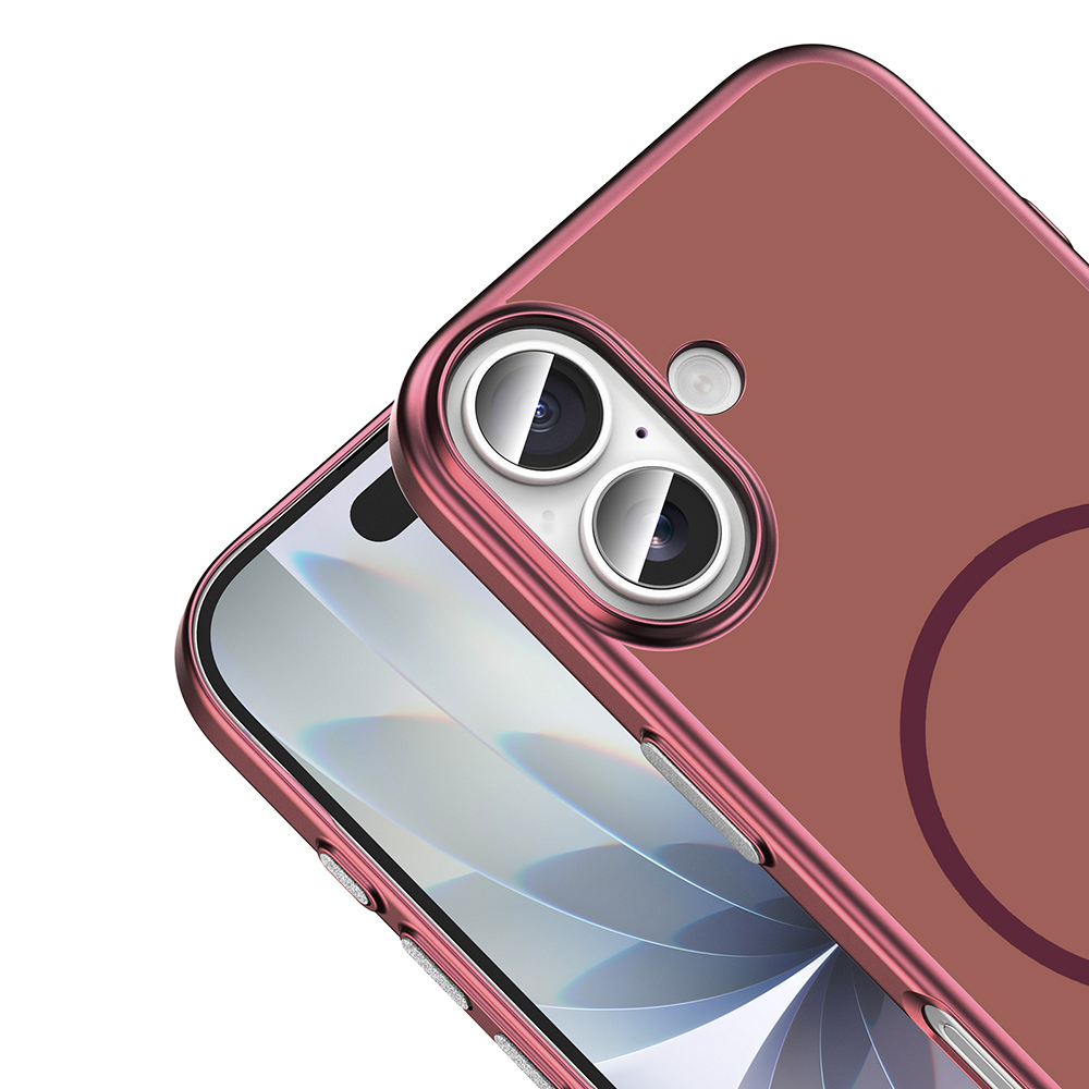 Apple iPhone 17 Uyumlu Kılıf M-Safe Şarj Özellikli Zore Lora PC Kapak - 2