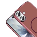 Apple iPhone 17 Uyumlu Kılıf M-Safe Şarj Özellikli Zore Lora PC Kapak - 2