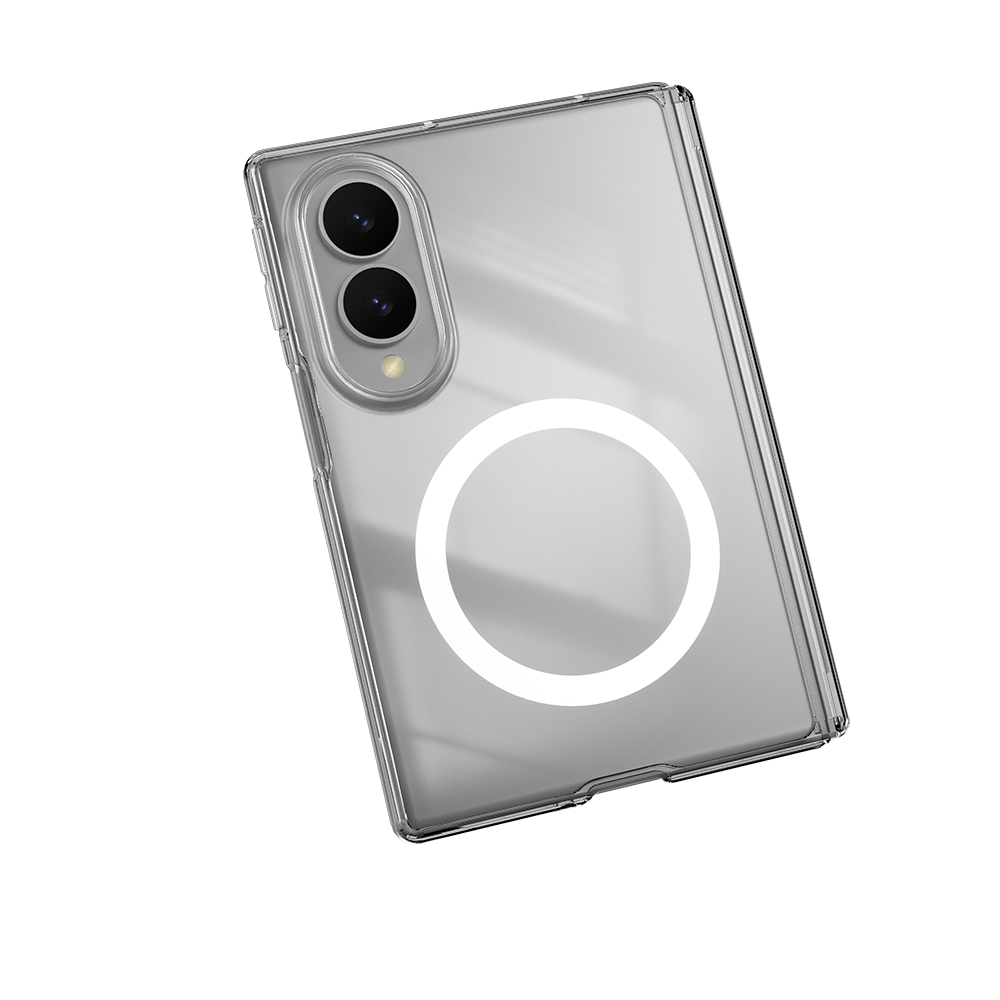 Galaxy Z Fold 8 Kılıf M-safe Şarj Özellikli Transparan Sert PC Wlons Pita Kapak - 2