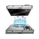 Galaxy Z Fold 8 Kılıf M-safe Şarj Özellikli Transparan Sert PC Wlons Pita Standlı Kapak - 2
