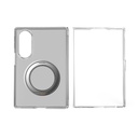 Galaxy Z Fold 8 Kılıf M-safe Şarj Özellikli Transparan Sert PC Wlons Pita Standlı Kapak - 5