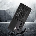 Tecno Camon 40 5G Kılıf Magnetik Standlı Kamera Korumalı Zore Sürgülü Vega Kapak - 1