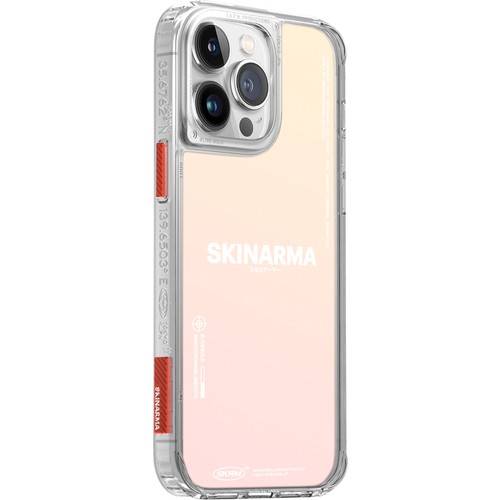 Apple iPhone 14 Pro Max Uyumlu Kılıf SkinArma Şeffaf Airbag Tasarımlı Boyun Askılı Kiru Kapak