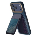 Apple iPhone 17 Pro Max Uyumlu Kılıf Raptic 2in1 Bundle Kit Aramid Skin Serenity Serisi Kartlık ve Karbon Kapak - 3