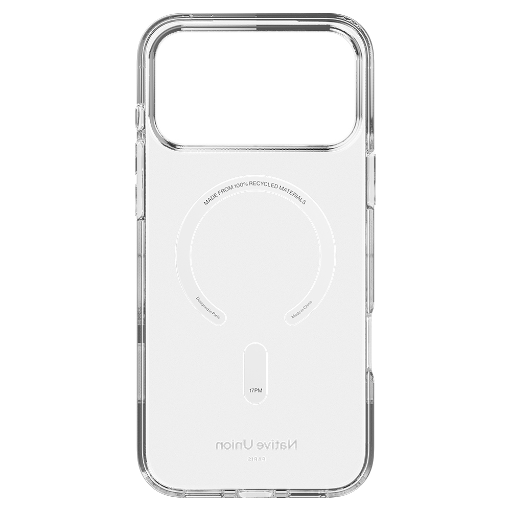 Apple iPhone 17 Pro Uyumlu Kılıf M-safe Şarj Özellikli Native Union RE Clear Serisi Kapak - 2