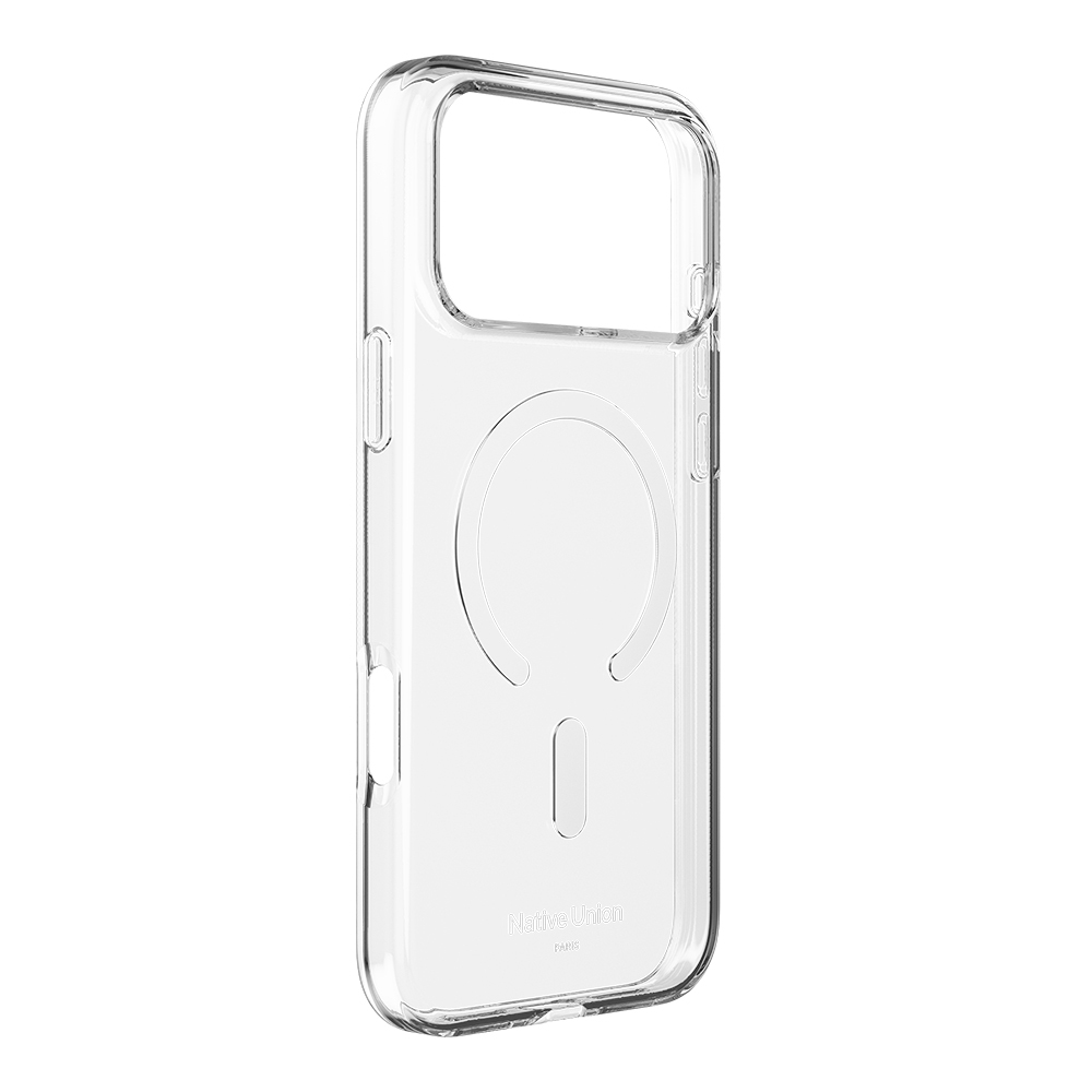 Apple iPhone 17 Pro Uyumlu Kılıf M-safe Şarj Özellikli Native Union RE Clear Serisi Kapak - 4
