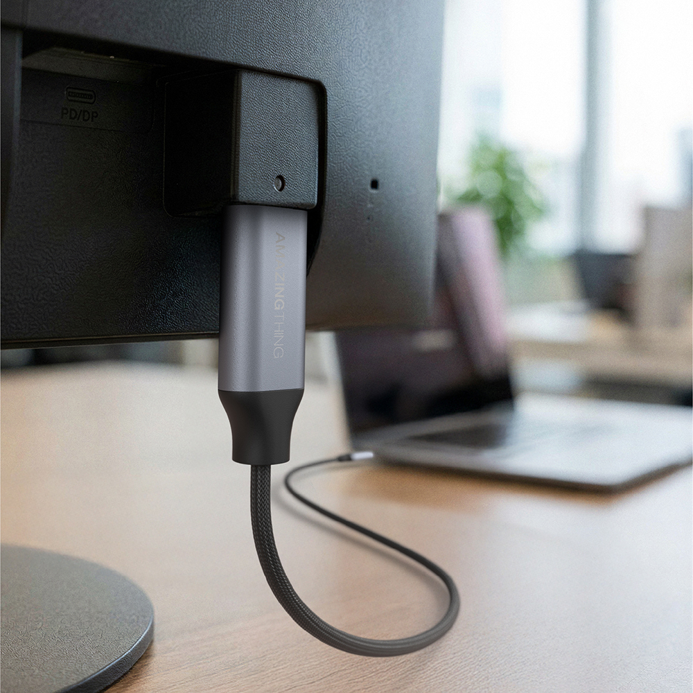 Amazingthing Thunder Pro HDTV Görüntü ve Ses Aktarıcı Type-C to HDMI Kablo Ultra HD 4K 60Hz 1.5M - 3