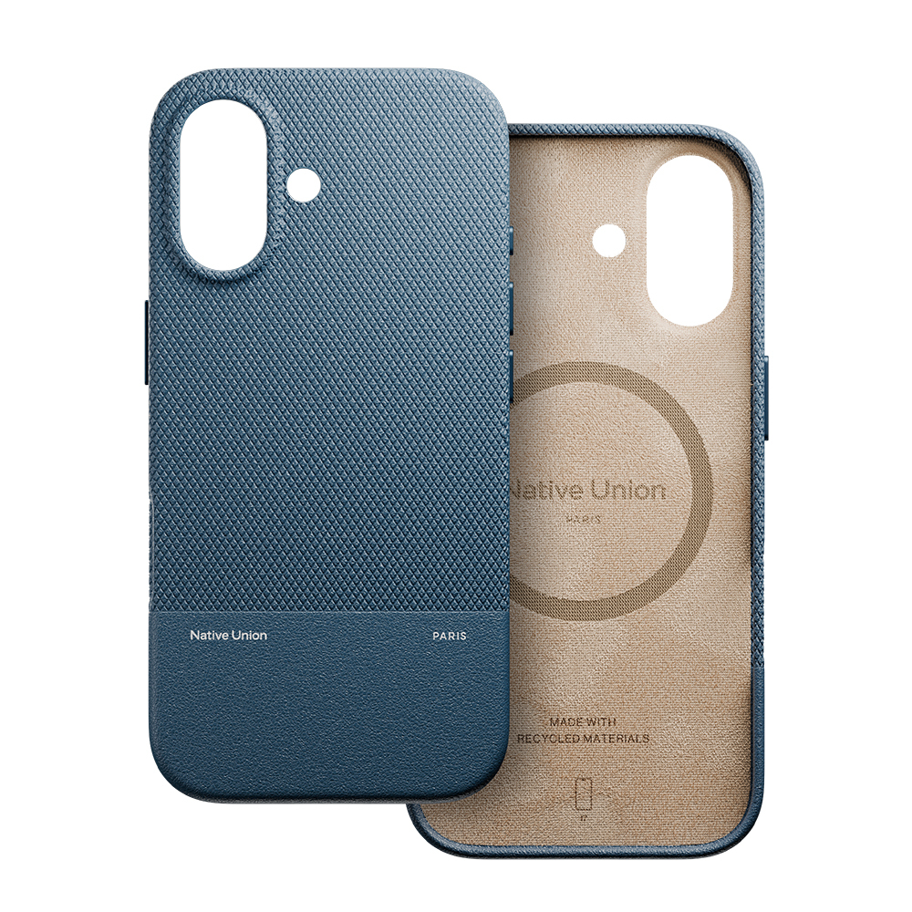 Apple iPhone 17 Uyumlu Kılıf M-safe Şarj Özellikli Deri Dokulu Native Union RE Classic Serisi Kapak - 1