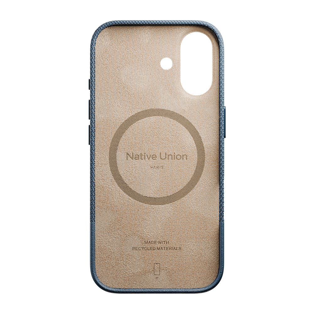 Apple iPhone 17 Uyumlu Kılıf M-safe Şarj Özellikli Deri Dokulu Native Union RE Classic Serisi Kapak - 5