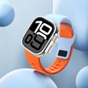 Apple Watch 44mm Uyumlu Zore KRD-160 Silikon Kordon Strap Kayış - 1