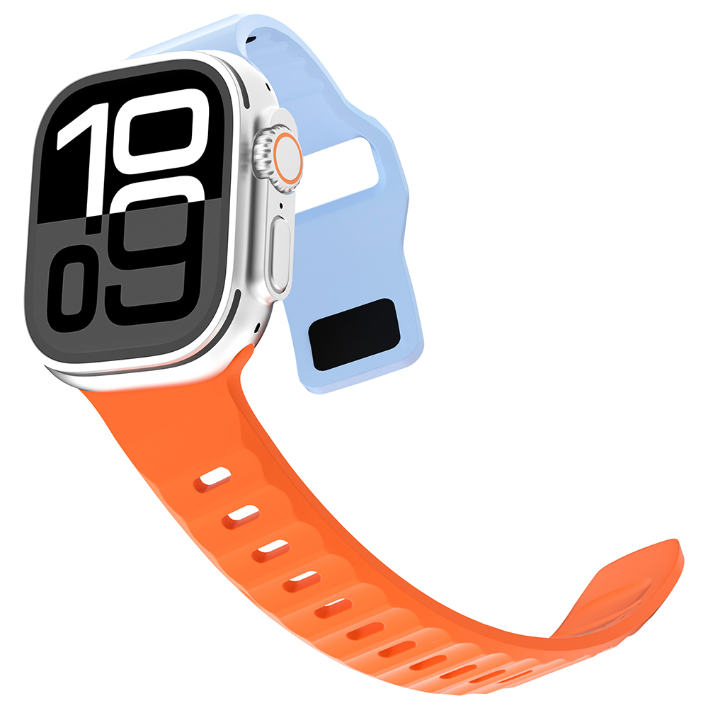 Apple Watch 44mm Uyumlu Zore KRD-160 Silikon Kordon Strap Kayış - 2