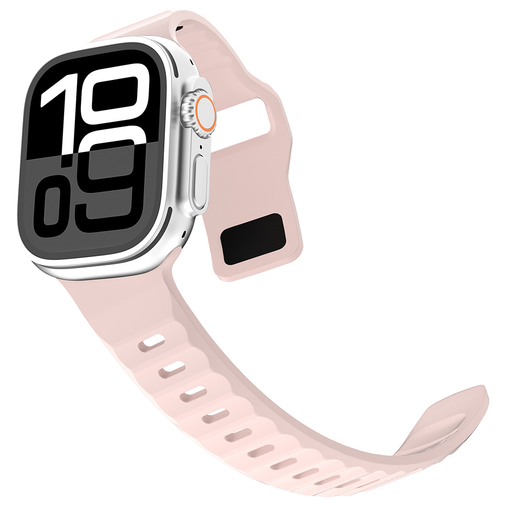 Apple Watch 44mm Uyumlu Zore KRD-160 Silikon Kordon Strap Kayış - 1