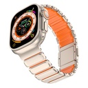 Apple Watch 44mm Uyumlu Mohseven iWatch Titancore No.2 Çelik Kordon - 5